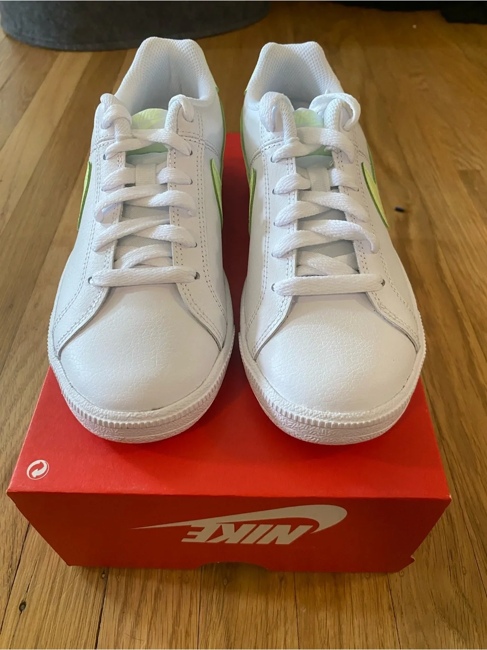 NEW Nike Court Royale White Barely Volt Womens Shoes